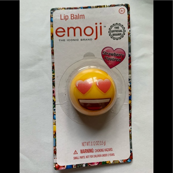 NWT Lip Balm Emoji Strawberry Flavor - Picture 1 of 4